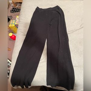 Flare knit pants